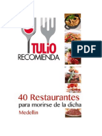 40 restaurantes para morirse de la dicha en Medellín