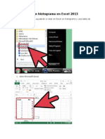 Cómo Crear Un Histograma en Excel 2013