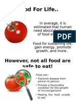 The Occurrence of Foodborne Disease and Its Prevention