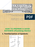 A Compilation of Reading Materials Leading To Plumbing Estimates by RMP Aurea C. Gacot PSUMP-Bulacan Chapter