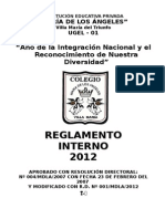 Reglamento Interno Del Colegio-2012