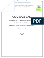 Codigos CNC Manufactura
