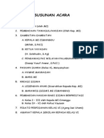 Susunan Acara Perpisahan 2015