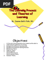 Download The Learning Process and Theories of Learning Final by jange52 SN26833823 doc pdf