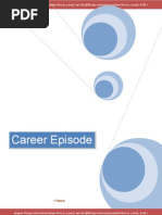 Download Career Episodes by customwriter SN26833855 doc pdf