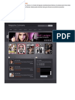 Diseño de Web en Photoshop Para Revista