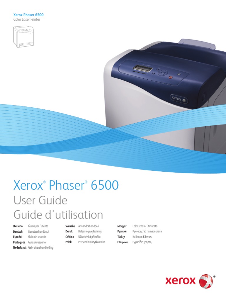 Xerox phaser 6500 драйвер скачать windows 7