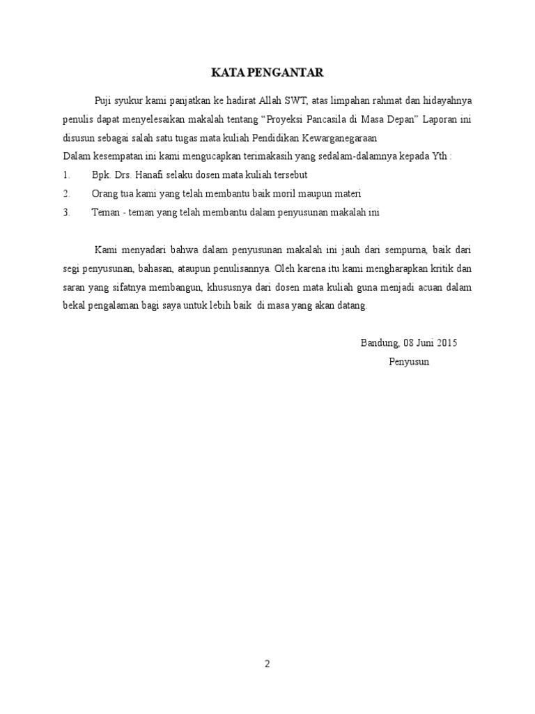 Kata Pengantar Pkn