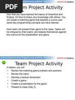 Java Programming Team Project Activity