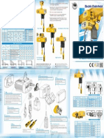Electric Chain Hoist 950152 BB NHD Series Eng