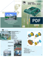 Electric Wire Rope Hoist 950169USA DC Eng