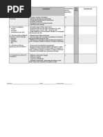 Rubric Process Portfolio Assessment