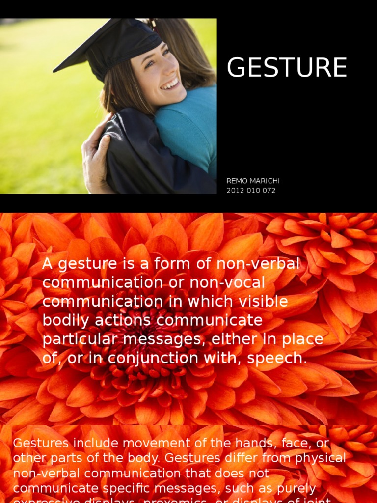 Understanding Gestures in Communication | PDF
