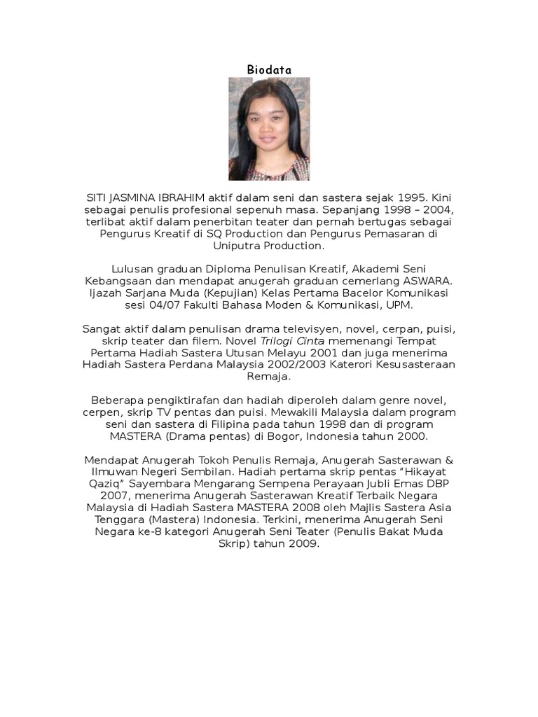 Biodata Pdf