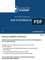 How To Establish Head: Basic Principles and Pump Types