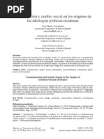 Pedro, Ballesteros & Franco - Comunicación y Cambio Social en Los Orígenes de Las Ideologías Políticas Modernas