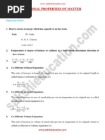 12.thermal Properties of Matter