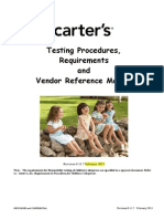 20-49-15 Carterstestingprocedures, Requirementsandvendorreferencemanual February2013
