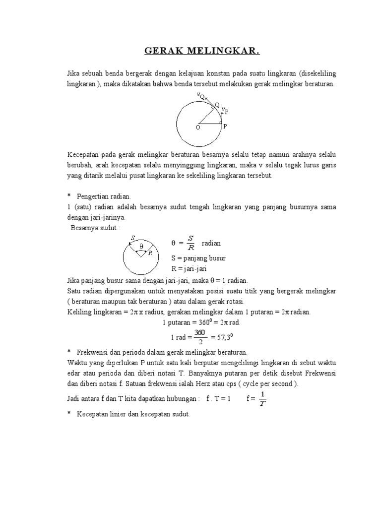 Gerak Melingkar Pdf