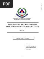 Fire Safety Requirements for Persons With Disabilities