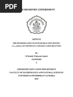 Download Laporan Kinetika Reaksi Enzyme by WahyuniAntari SN268366844 doc pdf
