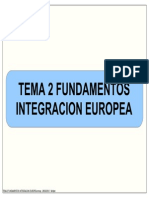 Tema 2 Fundamentos Integracion Europea