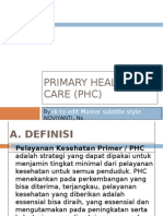 Primary Health Care (Phc2)