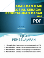 Sejarah Dan Ilmu Sosial Sebagai Pengetahuan Dasar Ips