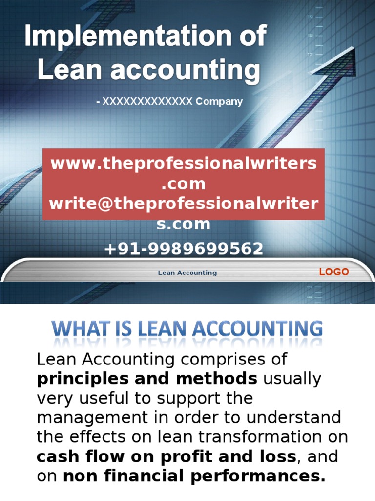 Case Study Lean Accounting Traditional Accounting