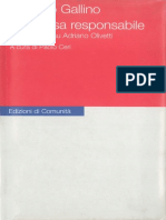 Gallino, Luciano Ceri, Paolo - L'impresa Responsabile. Un'intervista Su Adriano Olivetti (ITA Scan Edizioni Di Comunità 2001) PDF