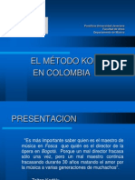 El Método Kodály en Colombia PDF