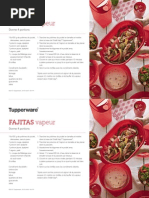 Recette Fajitas Tupperware