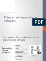 Roles en El Desarrollo de Software
