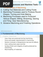 1.0 Fundamentals of Machining (A)