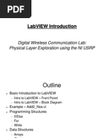 Labview Introduction: Digital Wireless Communication Lab: Physical Layer Exploration Using The Ni Usrp