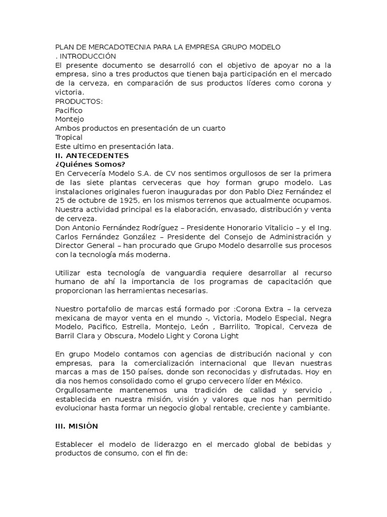 Plan de marketing de una empresa image