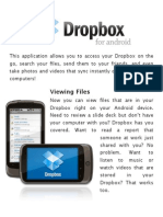 Android Intro for Dropbox