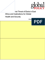 Teckman - The Bioterrorist Threat of Ebola 05.13