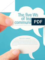 The Five Ws of Team Communication