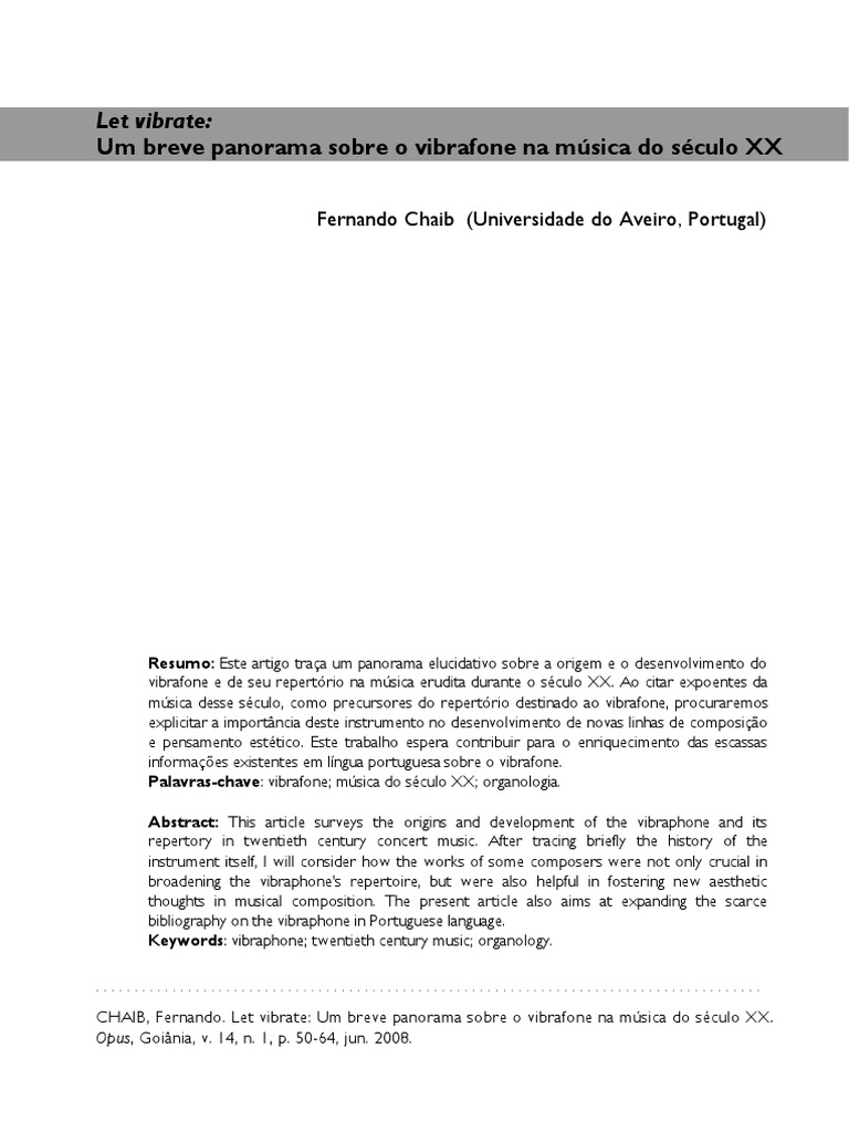 Vibraphone PDF Piano Jazz