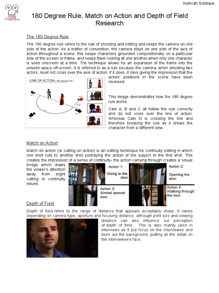 Film Editing Techniques Explained | PDF