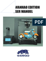 CURA WANHAO EDITION USER MANUEL REV.A