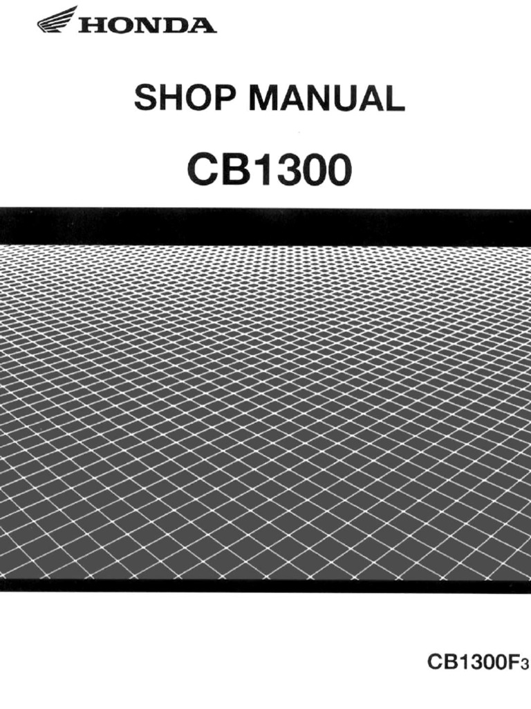 Shop Manual CB1300