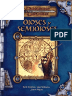 D D 3 ED.-dioses y Semidioses | PDF
