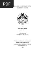 Download Makalah Tentang Pemasaran Politik by Arief Yuswan Febriadi SN268398496 doc pdf