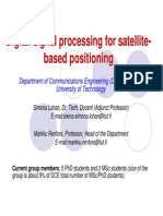 Digital Signal Processing For Satellite Based Positioning PDF
