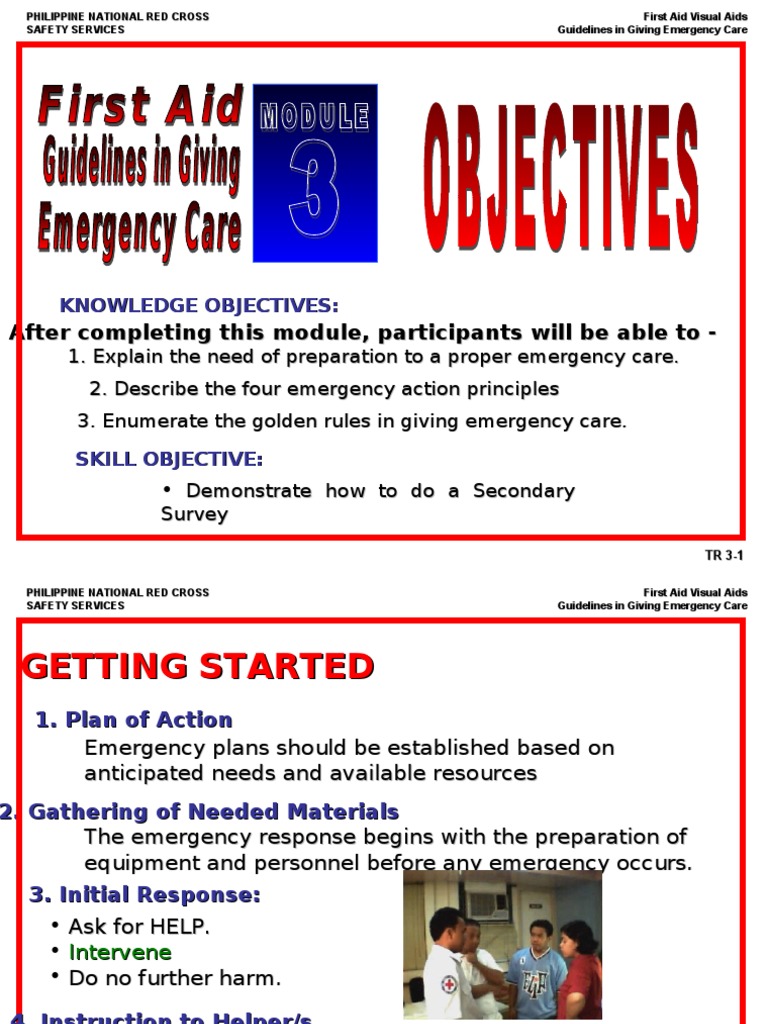 First Aid Emergency Action Principles | PDF | Emergency | First Aid