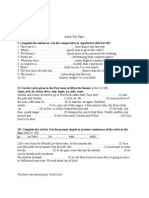 Initial Test Paper Cls A 7-A Si A 8-A