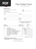 Download M10X Elite Customer PreOrder MM 2015 by MM Industries SN268409498 doc pdf