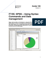 SPSS Syntax Commands